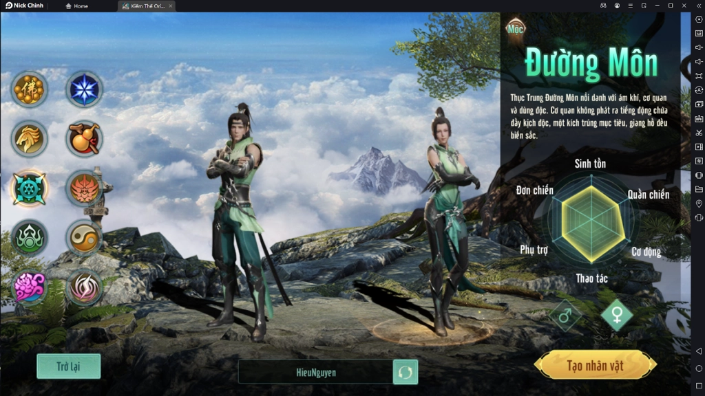 『HƯỚNG DẪN』Kiếm Thế Origin: Giới Thiệu Môn Phái Đường Môn & Hướng Dẫn Build Sơ Lược