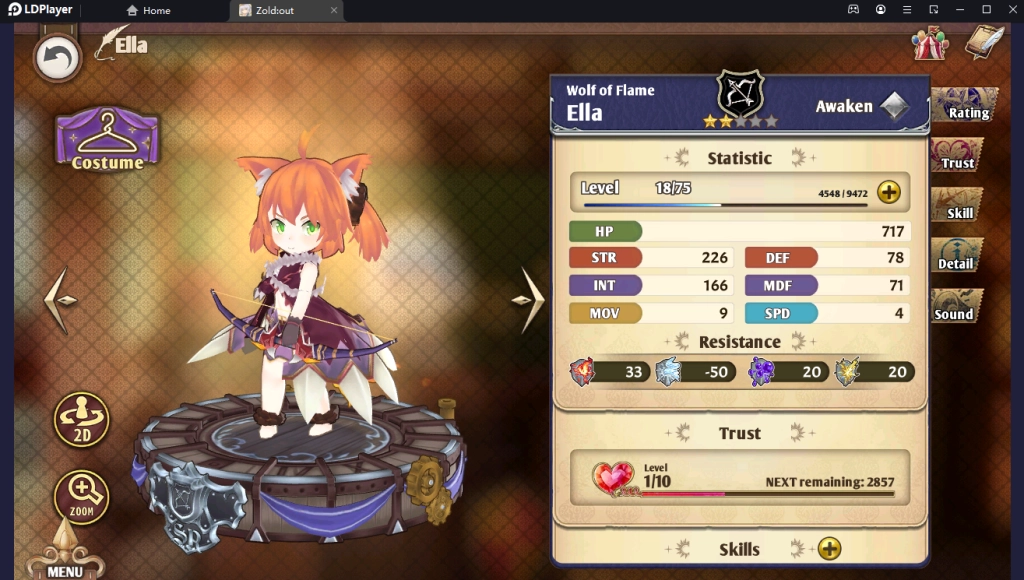 รีวิว Zold:Out (Global) เกม Tactical SRPG แนะนำตัวที่ควรหา & เทคนิค Reroll หาตัวละครเร็วขึ้น 4 เท่า บน LDPlayer9