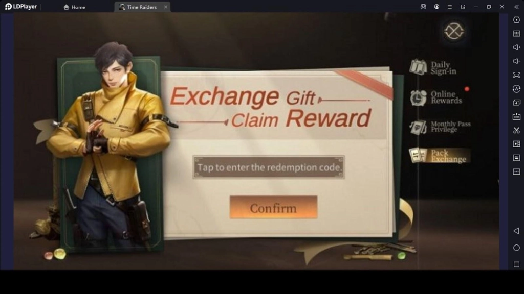 Redeeming Steps of Time Raiders Promo Codes