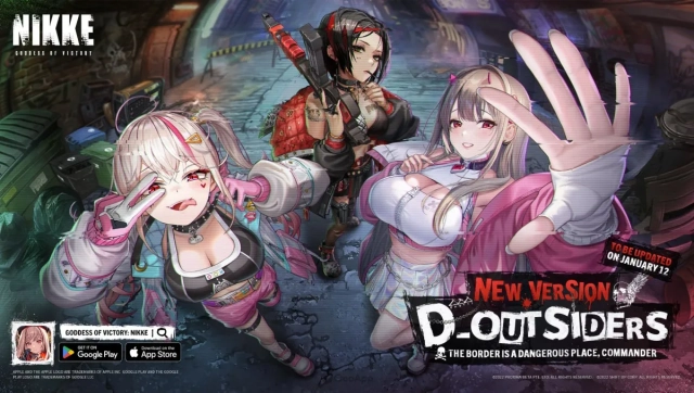 Goddess of Victory: Nikke commence l'événement D-Outsiders le 12 janvier et Patch Preview