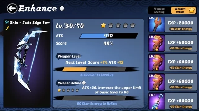 ninja-must-die-ios-android-screenshot-weapon-refine_jpg_640.webp Ninja Must Die: Guide du débutant - Tout ce que vous devez savoir pour commencer avec ce jeu de plateforme rapide