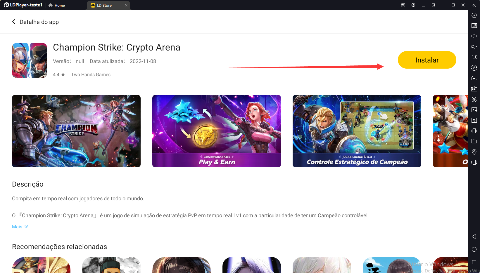 COMO JOGAR CHAMPION STRIKE CRYPTO ARENA 