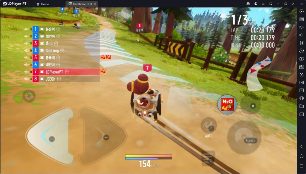 Como jogar o KartRider: Drift com o melhor emulador de PC