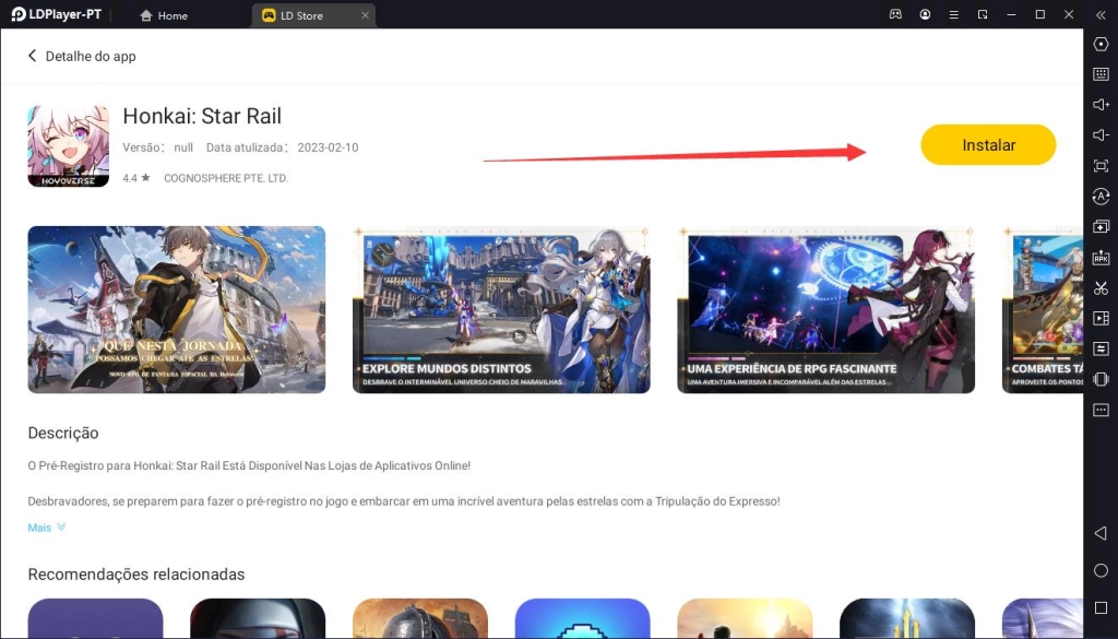 Como jogar o Honkai: Star Rail com o melhor emulador de PC