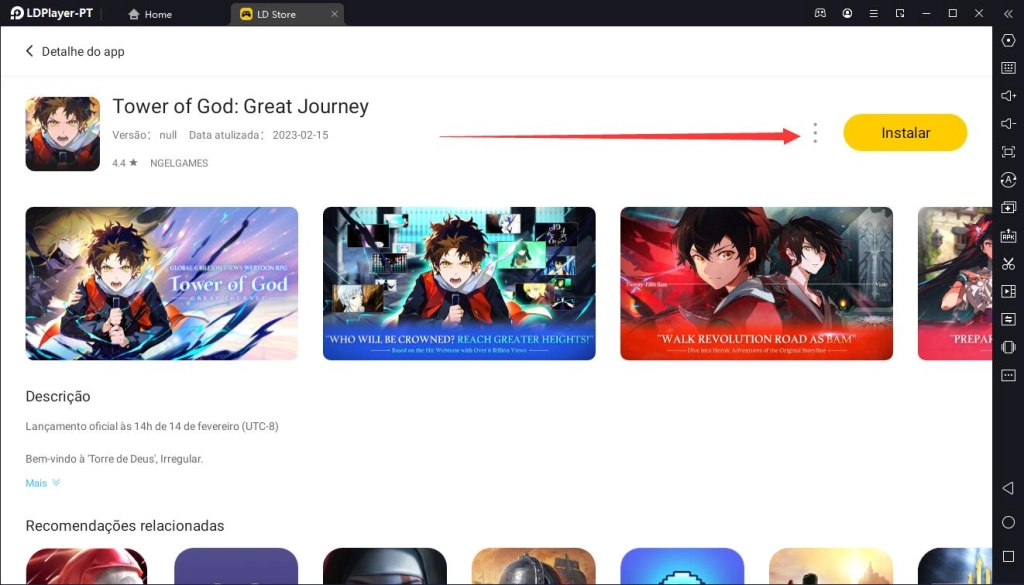 Como jogar o Tower of God: Great Journey com o melhor emulador de PC